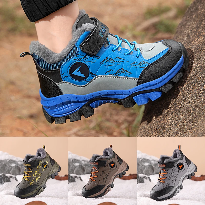 Winter Children Casual Snow Ankle Boots Boys Non-slip Outdoor Mountain Climbing Shoes Plush Warm Kids Hiking Boots Winter Boots
Winter Children Casual Snow Ankle Boots Boys Non-slip Outdoor Mountain Climbing Shoes Plush Warm Kids Hiking Boots Winter Boots