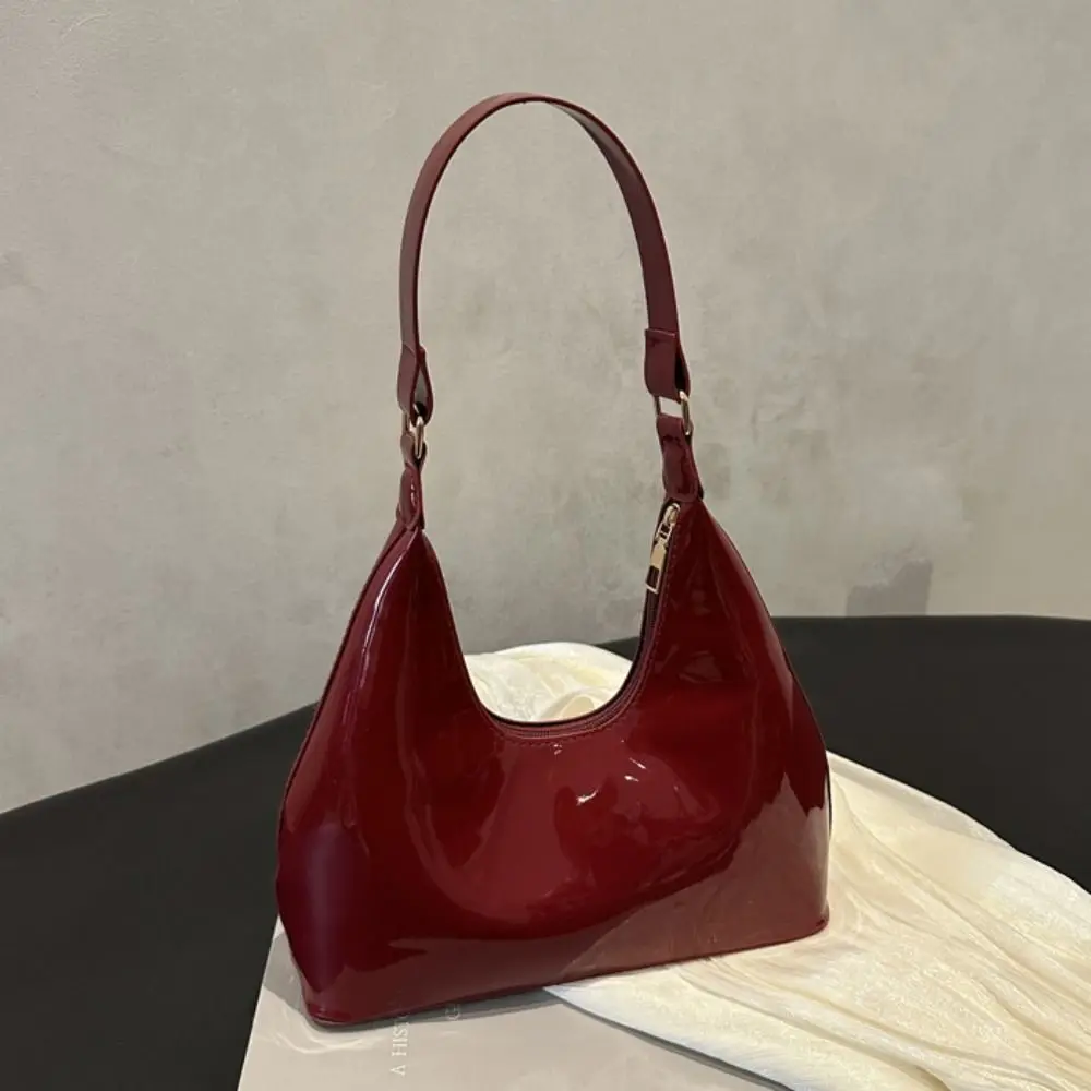 Trendy Glossy Retro Shoulder Bags New Design French Style Luxury Armpit Bag Temperament PU Leather Women's Handbag Lady
Trendy Glossy Retro Shoulder Bags New Design French Style Luxury Armpit Bag Temperament PU Leather Women's Handbag Lady