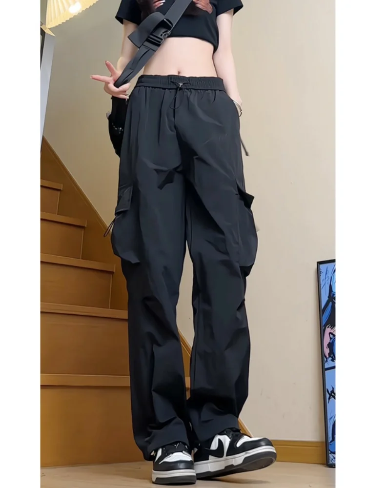 Men's Summer Thin Quick Dry Cargo Pants Wide Leg Casual Long Trousers American Style Functional Workwear Loose Fit Elastic Waist
Men's Summer Thin Quick Dry Cargo Pants Wide Leg Casual Long Trousers American Style Functional Workwear Loose Fit Elastic Waist