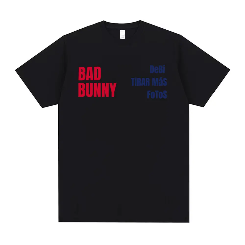 Rapper Bad Bunny Vintage Acid T-shirt Debi Tirar Mas Fotos DTMF T Shirts Men Women Hip Hop Fashion Streetwear Unisex Cotton Tees
Rapper Bad Bunny Vintage Acid T-shirt Debi Tirar Mas Fotos DTMF T Shirts Men Women Hip Hop Fashion Streetwear Unisex Cotton Tees