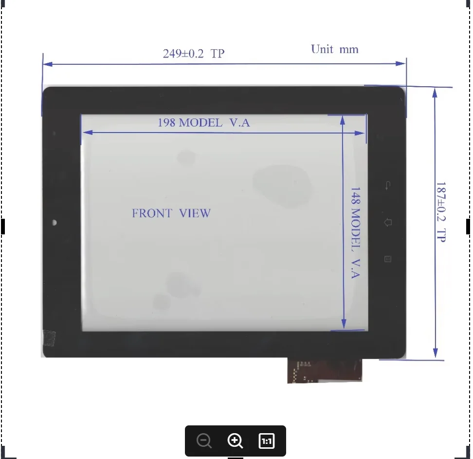 ZhiYuSun A1102097001-v04 new Touch Screen glass Capacitive touch screen 10.1inch 249*187 widh 187mm length 249mm
ZhiYuSun A1102097001-v04 new Touch Screen glass Capacitive touch screen 10.1inch 249*187 widh 187mm length 249mm