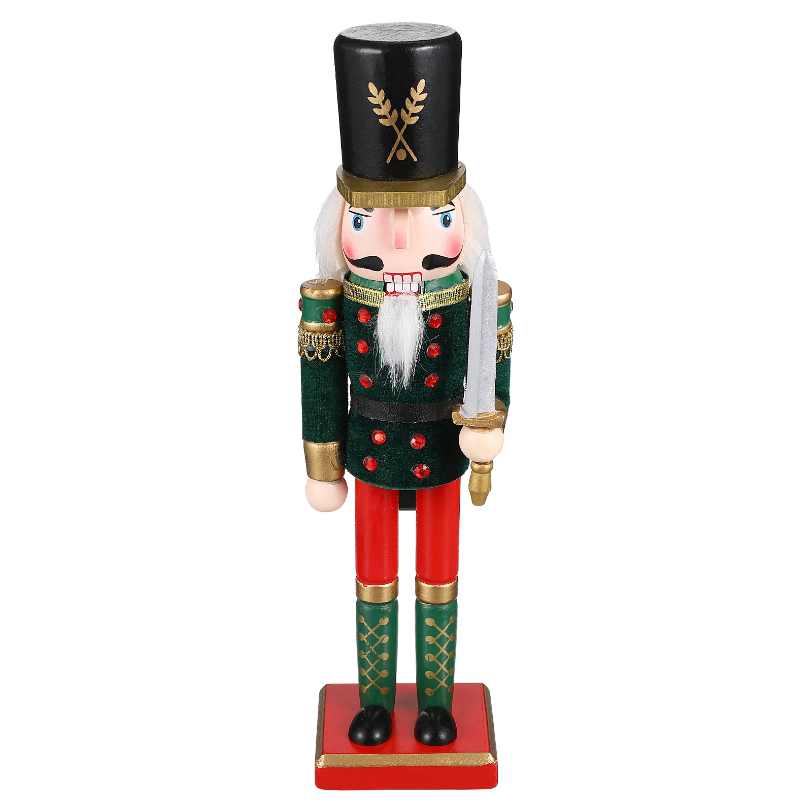 1pc Compact Nutcracker Ornament Desktop Decor Creative Puppet Adornment Lovely Office Home Decoration Small
1pc Compact Nutcracker Ornament Desktop Decor Creative Puppet Adornment Lovely Office Home Decoration Small