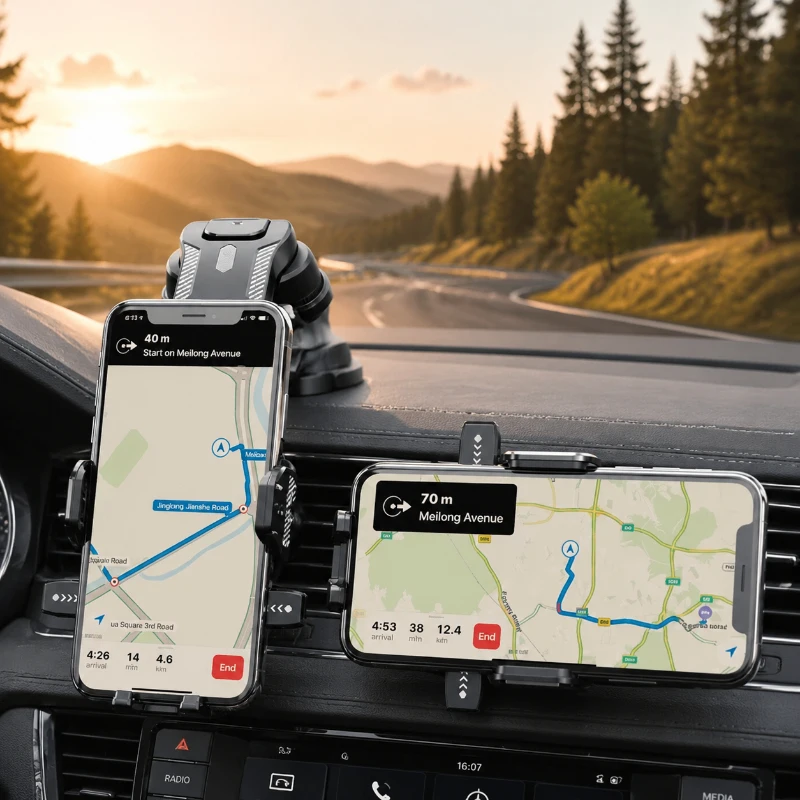 Universal Car Phone Holder Car Mount, Suction Cup for Stable In-Car Navigation, Adjustable Stand for iPhone, Samsung
Universal Car Phone Holder Car Mount, Suction Cup for Stable In-Car Navigation, Adjustable Stand for iPhone, Samsung