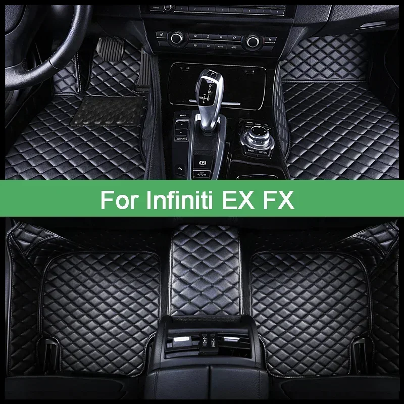 Custom Car Floor Mats For Infiniti EX FX G EX35 EX37 FX30 FX35 FX37 FX45 FQX50Foot Coche Accessories Auto Pads Interior2000-2023
Custom Car Floor Mats For Infiniti EX FX G EX35 EX37 FX30 FX35 FX37 FX45 FQX50Foot Coche Accessories Auto Pads Interior2000-2023