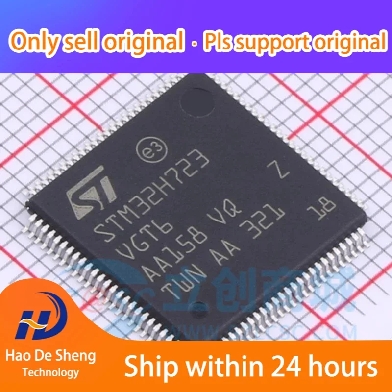 1 шт. STM32H723VGT6 STM MCU LQFP100, новый, оригинальный, в наличии
1 шт. STM32H723VGT6 STM MCU LQFP100, новый, оригинальный, в наличии