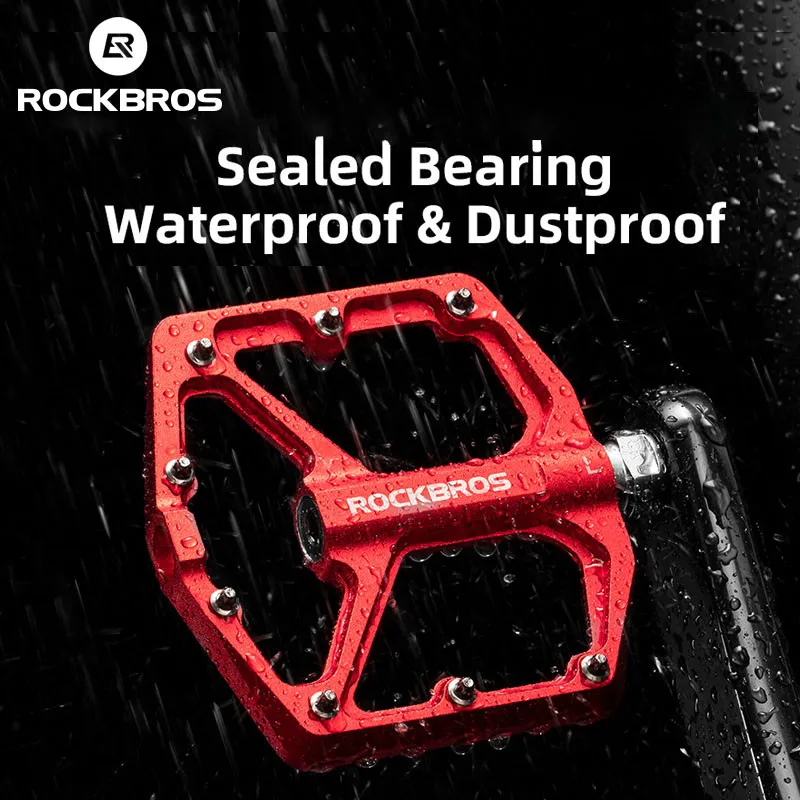 ROCKBROS Bike Pedals Ultralight Aluminum Alloy Sealed DU Bearing Pedals Anti-slip Spikes Flat Pedals MTB Road Bike Accessories
ROCKBROS Bike Pedals Ultralight Aluminum Alloy Sealed DU Bearing Pedals Anti-slip Spikes Flat Pedals MTB Road Bike Accessories