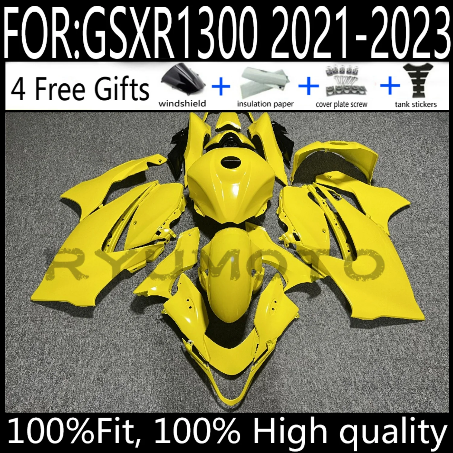 GSXR1300 GSX-1300R 2021 - 2024 2021 2022 2023 2024 Motorcycle Bodywork Set Injection ABS Plastics Full Fairings Kit
GSXR1300 GSX-1300R 2021 - 2024 2021 2022 2023 2024 Motorcycle Bodywork Set Injection ABS Plastics Full Fairings Kit