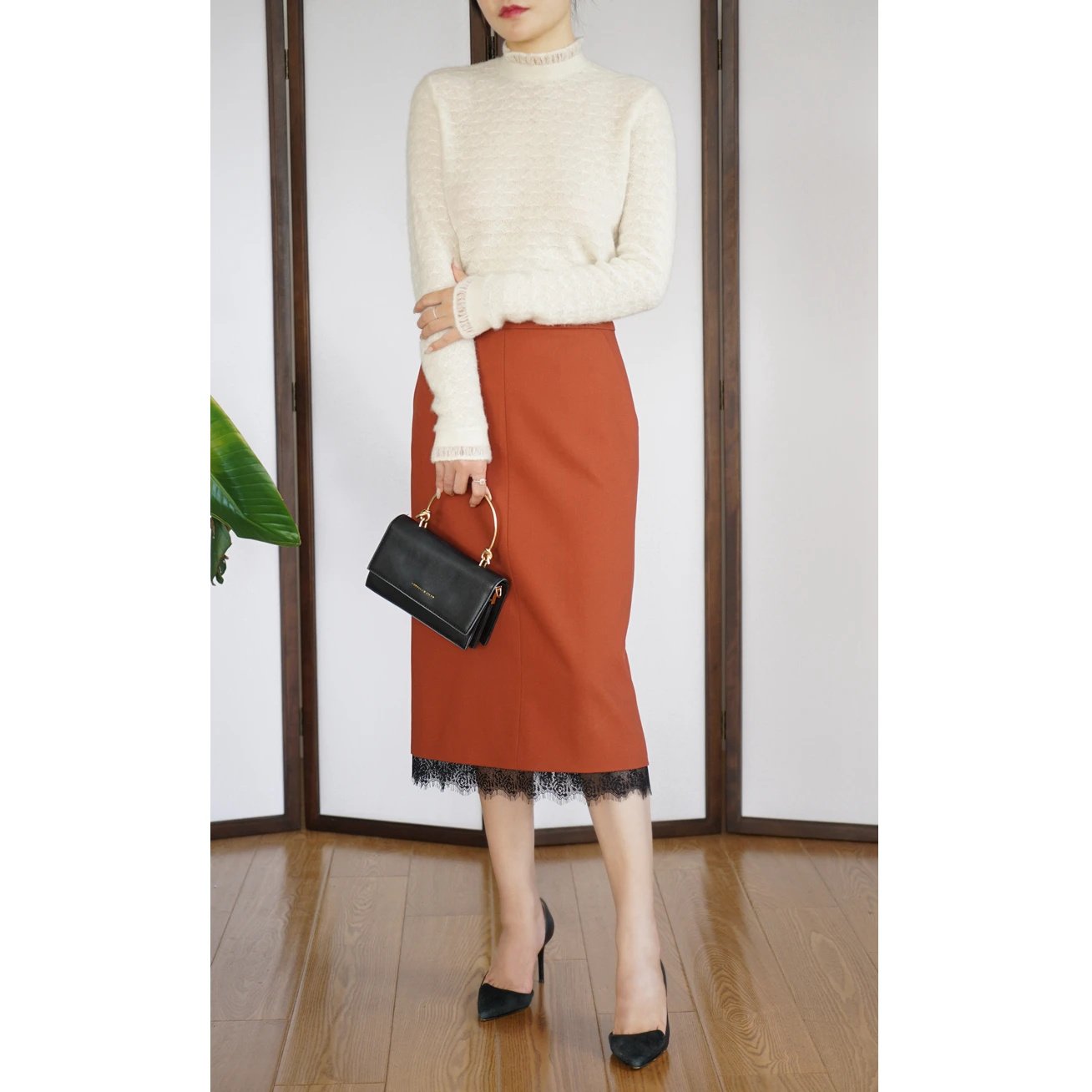 High Waist H-ape Straight Leg Suit Skirt Woolen Precision Spinning Lace Splicing Autumn BQ5 Multicolor Tonal Diagonal Pat...
High Waist H-ape Straight Leg Suit Skirt Woolen Precision Spinning Lace Splicing Autumn BQ5 Multicolor Tonal Diagonal Pat...