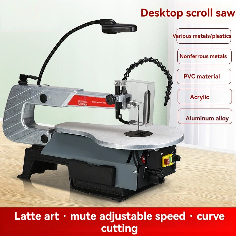 Dust-Free Electric Desktop Curved Saw Household Wire Saw for Metal And Wood Cutting Woodworking Tool
Dust-Free Electric Desktop Curved Saw Household Wire Saw for Metal And Wood Cutting Woodworking Tool