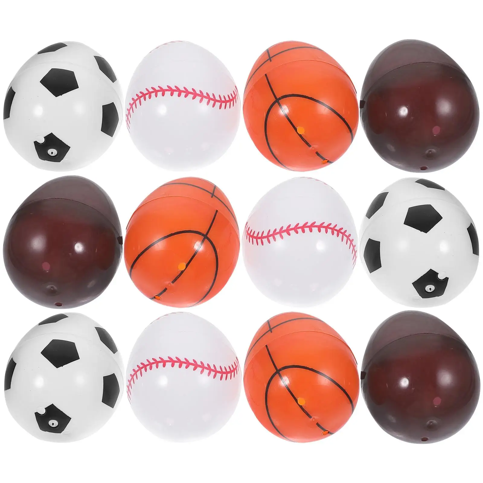 Plastic Fillable Easter Eggs Sports Theme Basket Stuffers Soft Child Filler Decor C Gifts Easter Party Supplies
Plastic Fillable Easter Eggs Sports Theme Basket Stuffers Soft Child Filler Decor C Gifts Easter Party Supplies