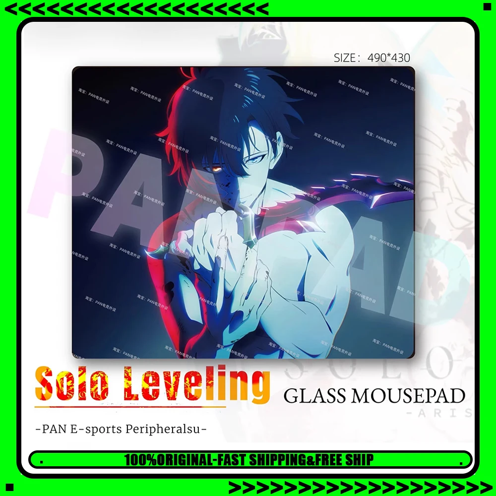 PAN Esports SOLO LEVELING Glass Mousepad FPS Smooth and Speed Mouse Pad Duplicate Amicis For TTK APEX Valorant CSGO PC Gamer
PAN Esports SOLO LEVELING Glass Mousepad FPS Smooth and Speed Mouse Pad Duplicate Amicis For TTK APEX Valorant CSGO PC Gamer