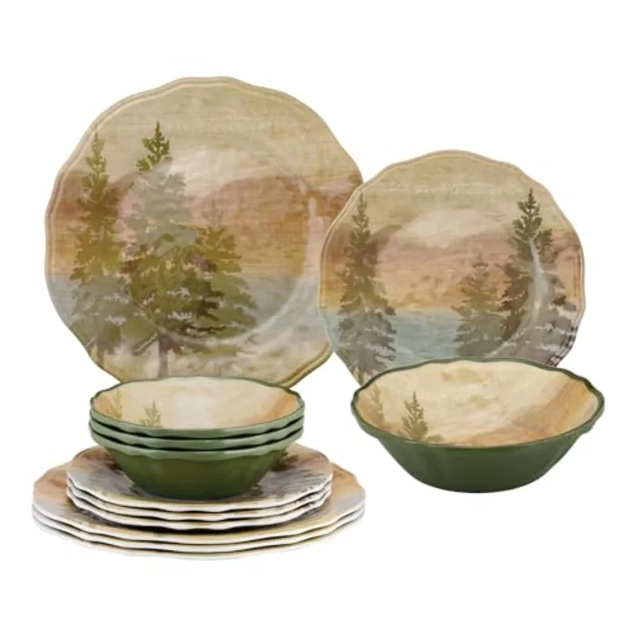 ware 12 Pcs Melamine Dinnerware Sets Outdoor Dishes Set Plates and Bowls Sets Service for 4 Beige
ware 12 Pcs Melamine Dinnerware Sets Outdoor Dishes Set Plates and Bowls Sets Service for 4 Beige