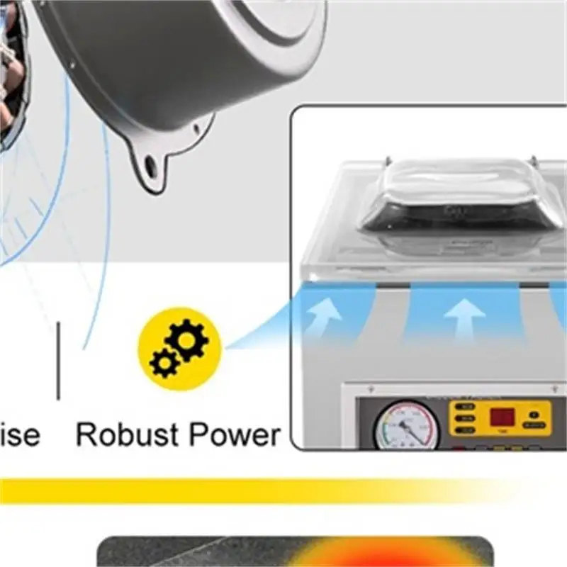 DZ-260S Chamber Vacuum Sealer Kitchen Vacuum Packing Machine for Home Foods Meats Marinades
DZ-260S Chamber Vacuum Sealer Kitchen Vacuum Packing Machine for Home Foods Meats Marinades