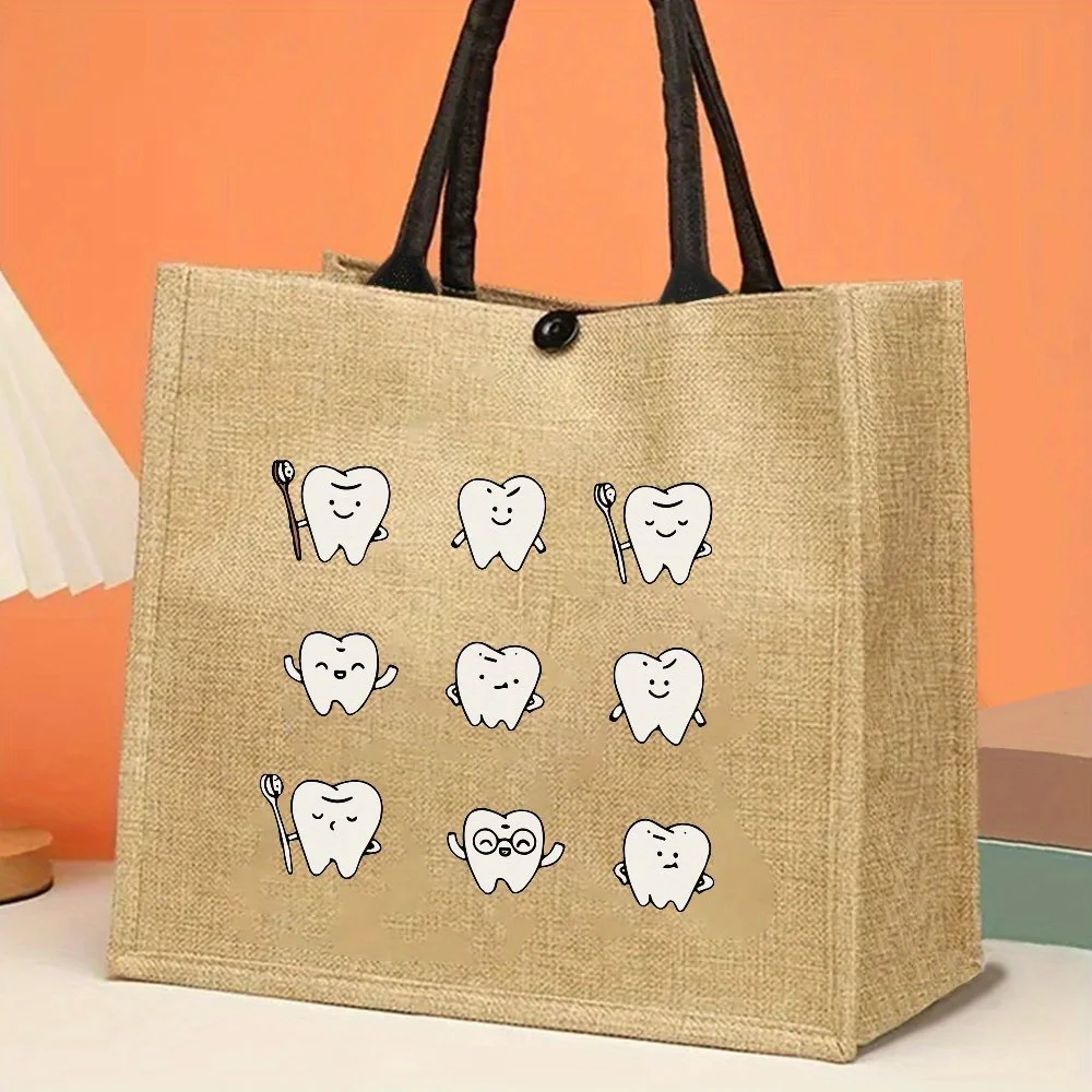 Funny Dentist Tote Bag Dental Gift Cat Printed Handbag Large Trendy Easy Style Durable Jute Bags for Outdoor Picnic Party
Funny Dentist Tote Bag Dental Gift Cat Printed Handbag Large Trendy Easy Style Durable Jute Bags for Outdoor Picnic Party