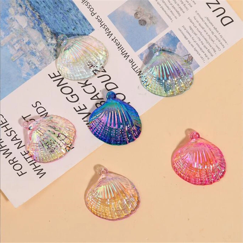 10Pcs/Lot New Creative Colorful Acrylic Shell Beads Charms Connectors Diy Earrings Jewelry Making Resin Accessories Material
10Pcs/Lot New Creative Colorful Acrylic Shell Beads Charms Connectors Diy Earrings Jewelry Making Resin Accessories Material