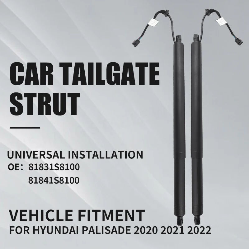 81841-S8100 81831-S8100 Rear Liftgate Power Hatch Lift Support Opener For Hyundai Palisade 2020-2022 Electric Tailgate Gas Strut
81841-S8100 81831-S8100 Rear Liftgate Power Hatch Lift Support Opener For Hyundai Palisade 2020-2022 Electric Tailgate Gas Strut