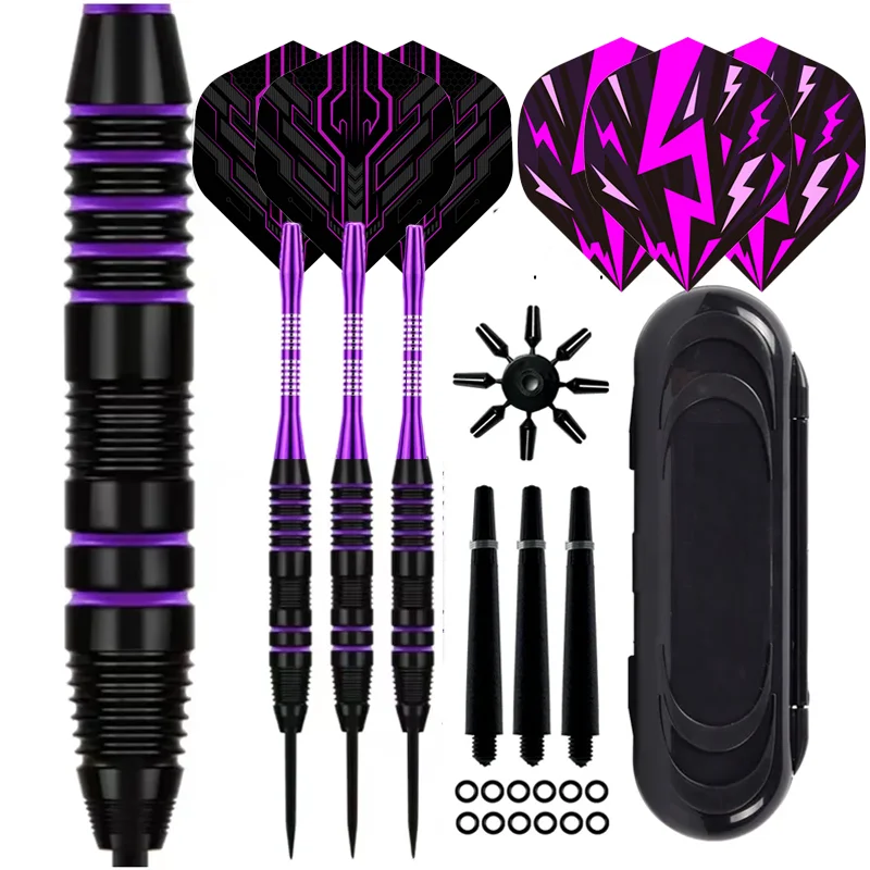 22g Professional Dart Set 3PCS Steel Tip Darts 3pcs Aluminum Shafts Steel Tip Dart Set + Extra 3 Dart Flights
22g Professional Dart Set 3PCS Steel Tip Darts 3pcs Aluminum Shafts Steel Tip Dart Set + Extra 3 Dart Flights