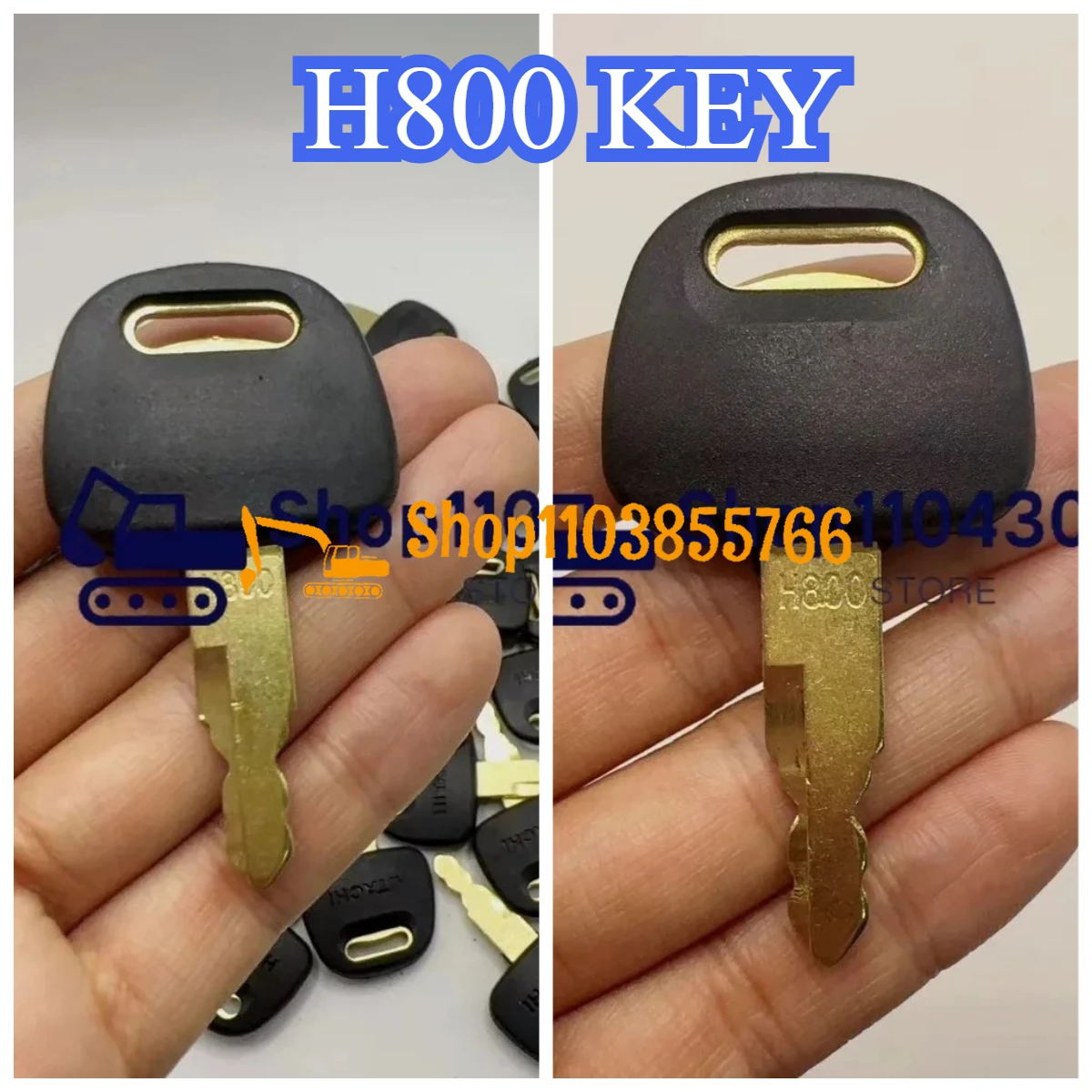 20PCS 4453488 Ignition Key H800 Pure Copper for Hydraulic Excavator ZX200 ZX360 Excavator Key
20PCS 4453488 Ignition Key H800 Pure Copper for Hydraulic Excavator ZX200 ZX360 Excavator Key