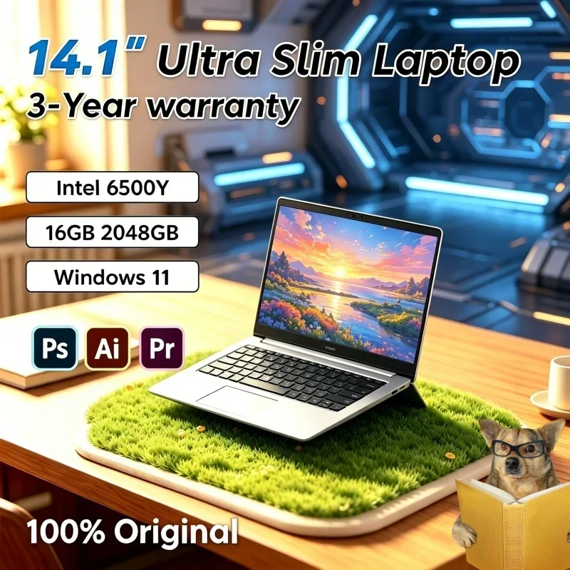 2026 Ephemeral Sleek 14.1 Inch Laptop Intel 6500Y RAM SSD Windows 11 Fingerprint Unlock Gilded Corporate Aureate Gaming Laptop
2026 Ephemeral Sleek 14.1 Inch Laptop Intel 6500Y RAM SSD Windows 11 Fingerprint Unlock Gilded Corporate Aureate Gaming Laptop