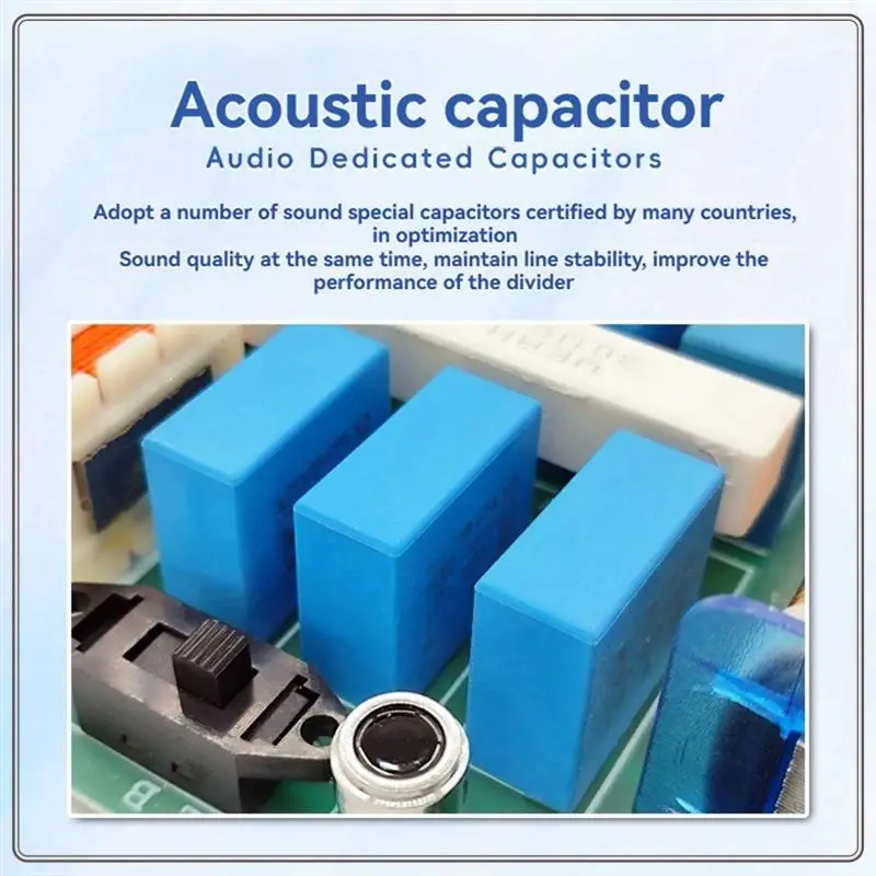 Reliable-1000W High Power Professional Speaker Divider Audiophile-Grade Sound Quality Adjustable High And Low Frequency Divider,
Reliable-1000W High Power Professional Speaker Divider Audiophile-Grade Sound Quality Adjustable High And Low Frequency Divider,