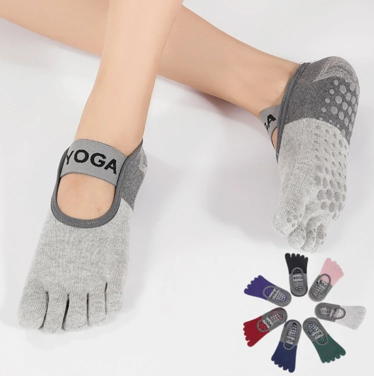 Factory Spring High Quality Anti-Slip Grip Knitted Eco-Friendly Cotton Women Five-finger Crew Yoga Pilates Socks
Factory Spring High Quality Anti-Slip Grip Knitted Eco-Friendly Cotton Women Five-finger Crew Yoga Pilates Socks
