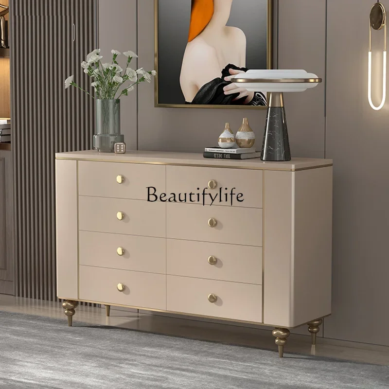 Whole house furniture Affordable Luxury Style Modern Minimalist Stone Plate Bedroom Cabinet Living Room Solid Wood Storage Drawe
Whole house furniture Affordable Luxury Style Modern Minimalist Stone Plate Bedroom Cabinet Living Room Solid Wood Storage Drawe