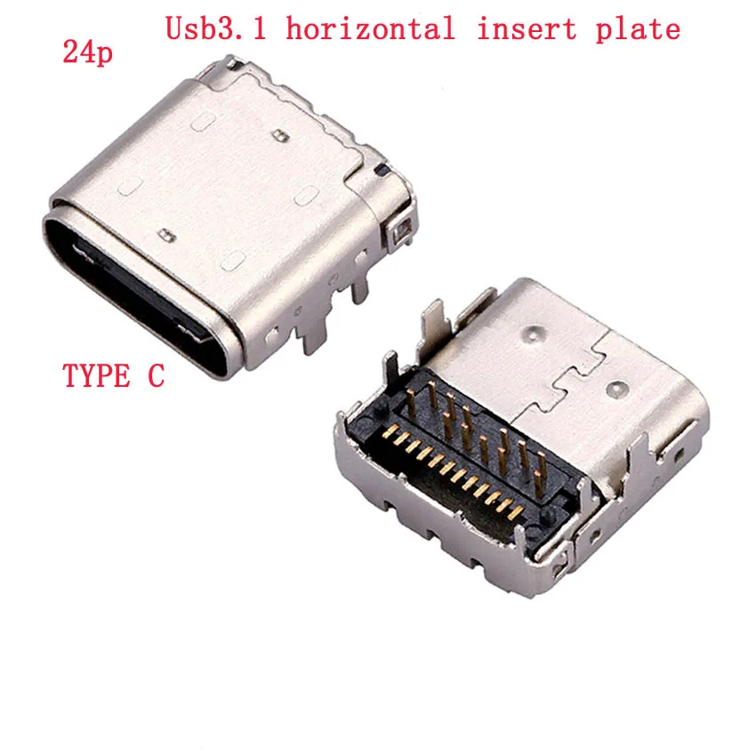 1/5/10PCS Six Pin Plug-in Board Usb3.1 on Full Function Type C Female Base 24P Board With Notch In Iron Shell
1/5/10PCS Six Pin Plug-in Board Usb3.1 on Full Function Type C Female Base 24P Board With Notch In Iron Shell