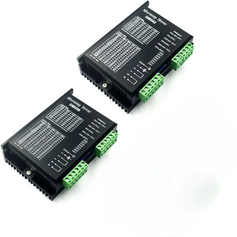 Microstep Motor Driver DM542 DM556 Suitble for 42 57 Stepper Motor Nema17 Nema23 Supply Voltage 20-50V DC 1-5.6A
Microstep Motor Driver DM542 DM556 Suitble for 42 57 Stepper Motor Nema17 Nema23 Supply Voltage 20-50V DC 1-5.6A