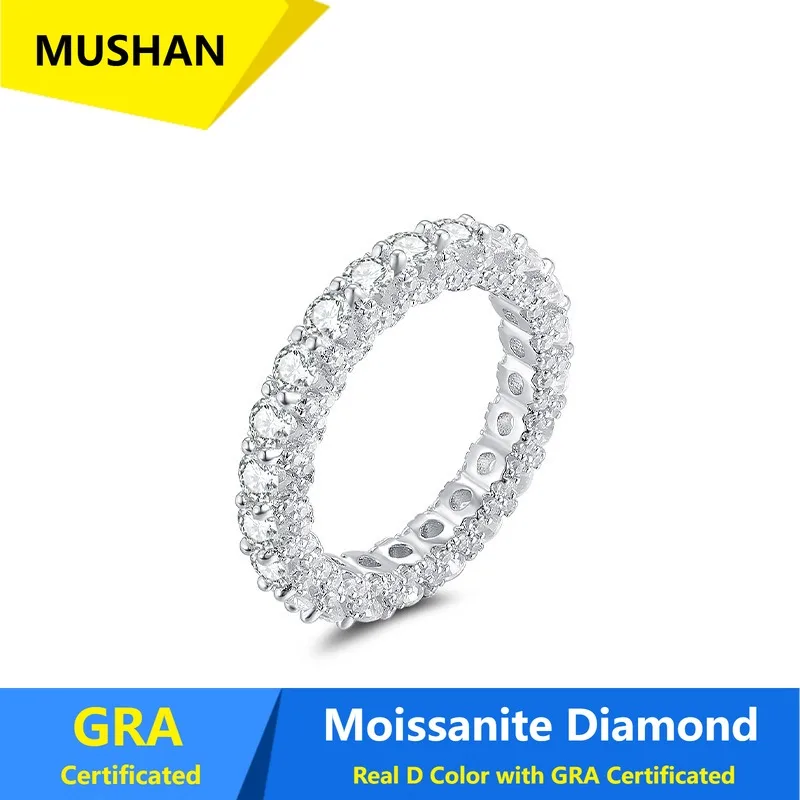 MUSHAN Luxury Jewelry 925 Sterling Silver Ring Band Women GRA Certificated Moissanite Diamond Emerald D Color Rings Fine Jewelry
MUSHAN Luxury Jewelry 925 Sterling Silver Ring Band Women GRA Certificated Moissanite Diamond Emerald D Color Rings Fine Jewelry