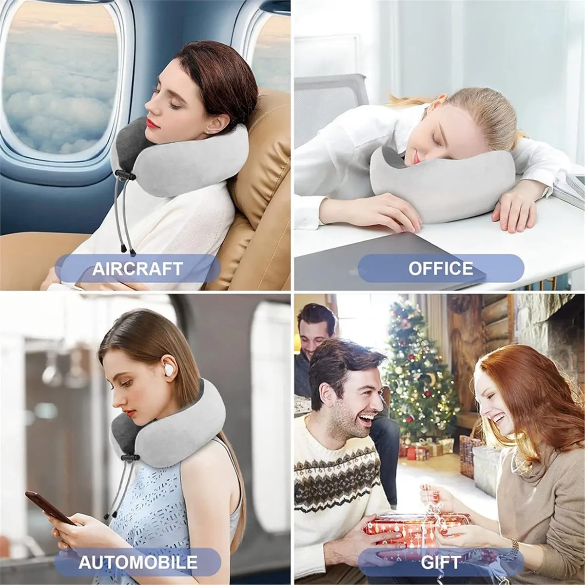 A24I Travel Neck Pillow/Electric Neck Massager with Heating, Memory Foam Pillow for Neck Pain Relief, Neck Support Pillow
A24I Travel Neck Pillow/Electric Neck Massager with Heating, Memory Foam Pillow for Neck Pain Relief, Neck Support Pillow