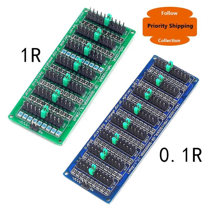 0.1R/1R - 9999999R Programmable Resistor Board Eight Segment 0.1R1R Accuracy Replacement Resistor Box
0.1R/1R - 9999999R Programmable Resistor Board Eight Segment 0.1R1R Accuracy Replacement Resistor Box