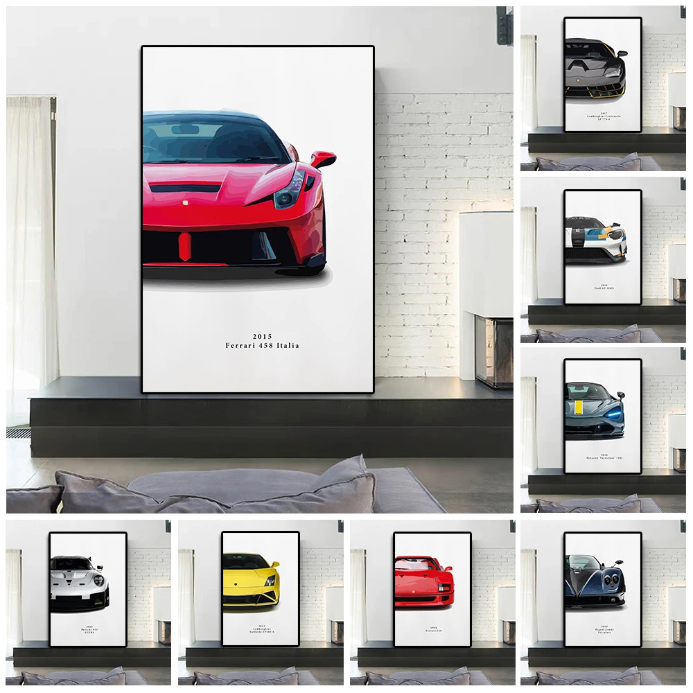 Retro Luxury Sports Car F40 Poster And Print 911GT2 Racing Canvas Painting R8 Illustration Club Wall Art Living Room Home Decor
Retro Luxury Sports Car F40 Poster And Print 911GT2 Racing Canvas Painting R8 Illustration Club Wall Art Living Room Home Decor