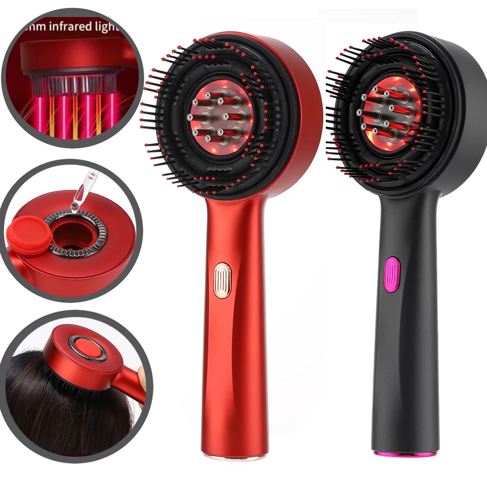 Electric Scalp Massage Brush with Red Light Therapy Cordless Hair Growth Oil Applicator Deep Kneading Head Massager Comb
Electric Scalp Massage Brush with Red Light Therapy Cordless Hair Growth Oil Applicator Deep Kneading Head Massager Comb
