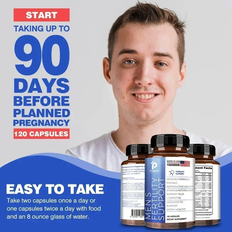 Male Fertility Support Supplement - Support Male Reproductive Health, Maintain Physical Condition, Energy and Endurance
Male Fertility Support Supplement - Support Male Reproductive Health, Maintain Physical Condition, Energy and Endurance