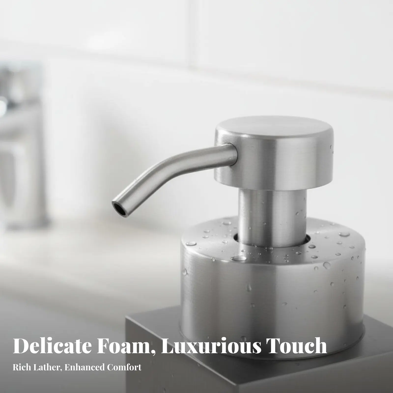 Foaming Soap Dispenser Modern Design Refillable Foam Dispenser Bathroom Supply for Kitchen, Hotel
Foaming Soap Dispenser Modern Design Refillable Foam Dispenser Bathroom Supply for Kitchen, Hotel