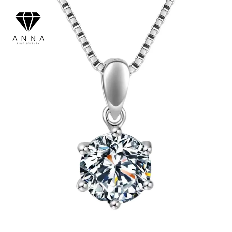 Luxury Fashion Single High Carbon Diamond Necklace for Women s925 Sterling Silver Platinum Plated Pendant Wedding Fine Jewelry
Luxury Fashion Single High Carbon Diamond Necklace for Women s925 Sterling Silver Platinum Plated Pendant Wedding Fine Jewelry