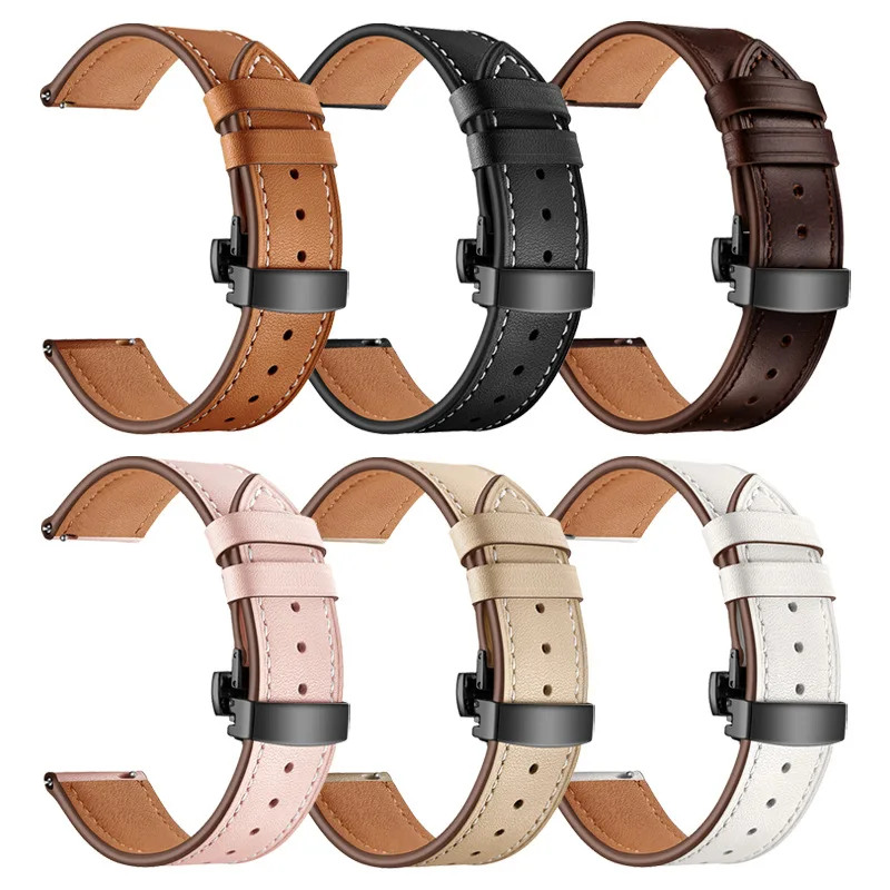 Ремешок для часов Huawei Gt3, кожаный быстросъемный браслет с бабочкой для Samsung Watch, 20/22 мм
Ремешок для часов Huawei Gt3, кожаный быстросъемный браслет с бабочкой для Samsung Watch, 20/22 мм