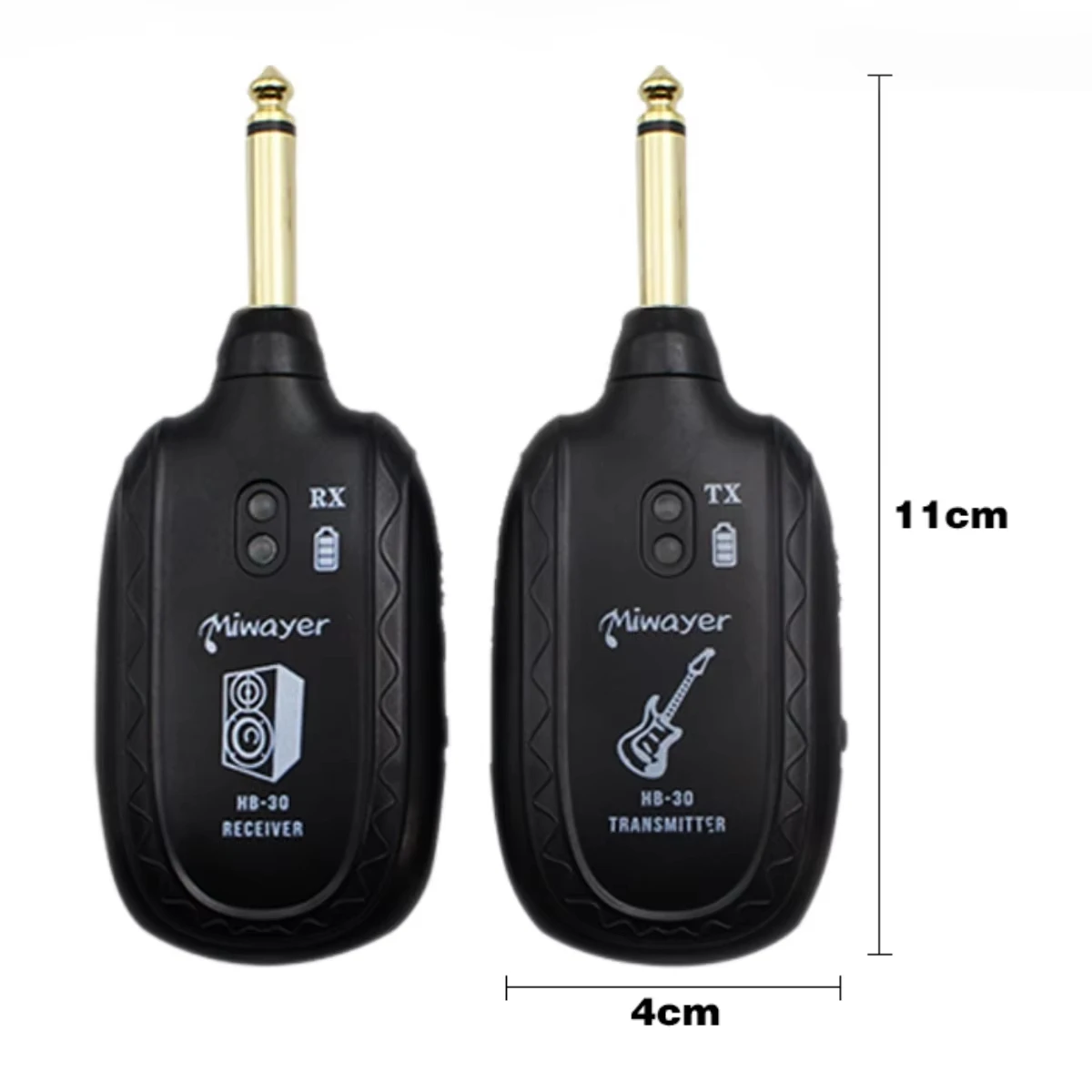 HB-30 Wireless Guitar System, Built-in Rechargeable Transmitter & Receiver for Electric/Acoustic Guitars
HB-30 Wireless Guitar System, Built-in Rechargeable Transmitter & Receiver for Electric/Acoustic Guitars