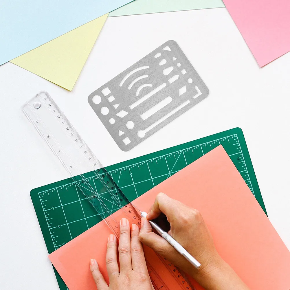 6Pcs Stainless Steel Eraser Shield Drawing Drafting Tools Versatile for Various Surfaces Easy Maintenance Erasing Shield
6Pcs Stainless Steel Eraser Shield Drawing Drafting Tools Versatile for Various Surfaces Easy Maintenance Erasing Shield