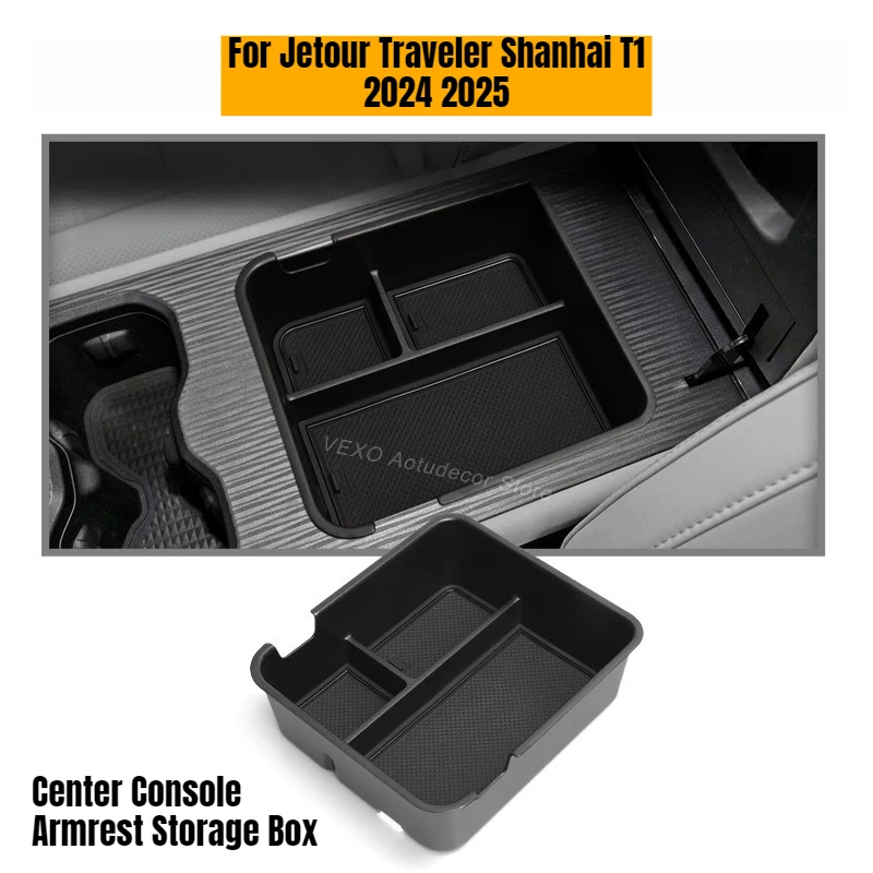 Center Console Armrest Storage Box for Jetour Traveler Shanhai T1 2024 2025 Armrest Compartment Organizer Tray Stowing Tidying
Center Console Armrest Storage Box for Jetour Traveler Shanhai T1 2024 2025 Armrest Compartment Organizer Tray Stowing Tidying