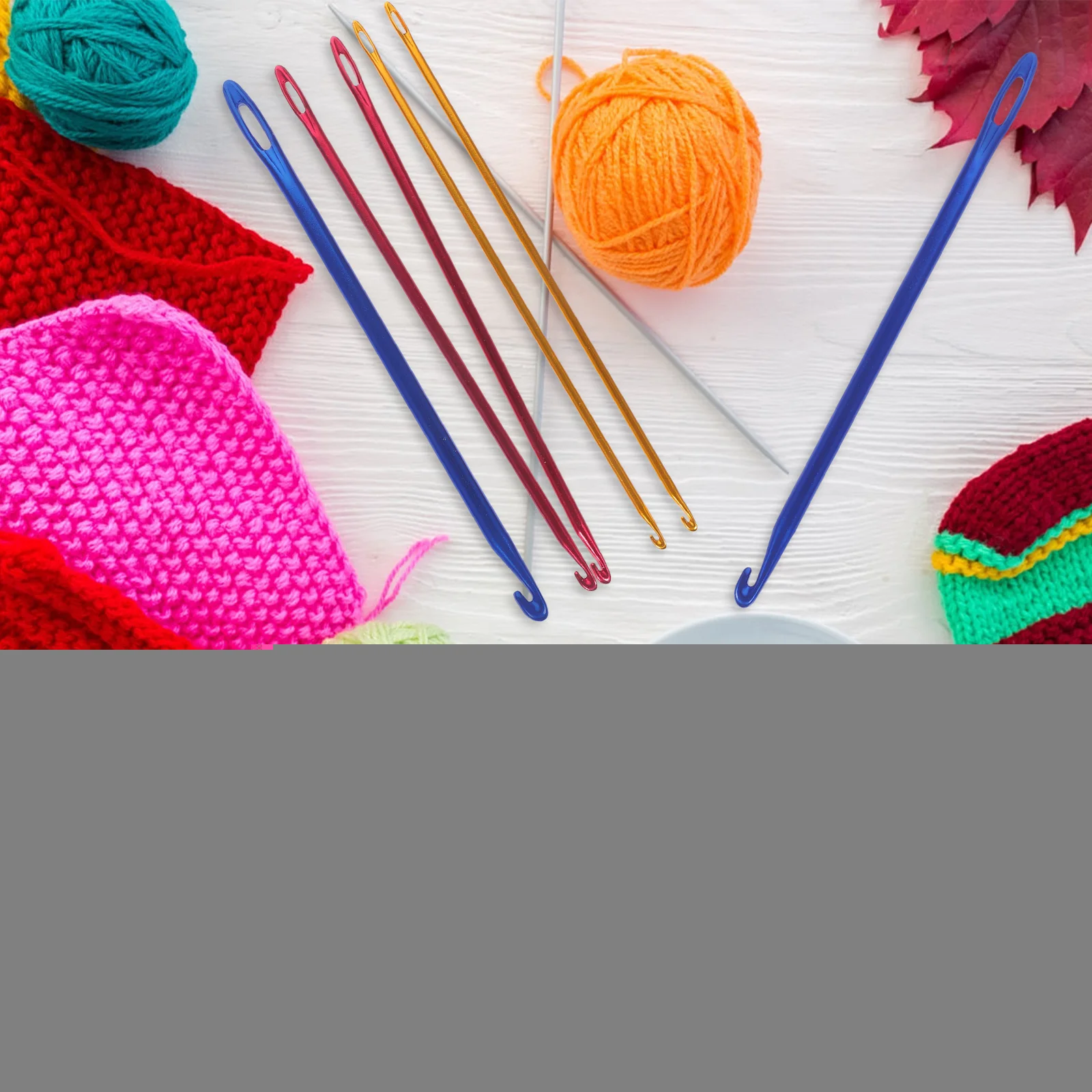 6 Pcs Colored Aluminum Sewing Needles Large Eyes Wool Yarn Crafting Safe Children Beginners Intermediate Crocheters Lasting Use
6 Pcs Colored Aluminum Sewing Needles Large Eyes Wool Yarn Crafting Safe Children Beginners Intermediate Crocheters Lasting Use