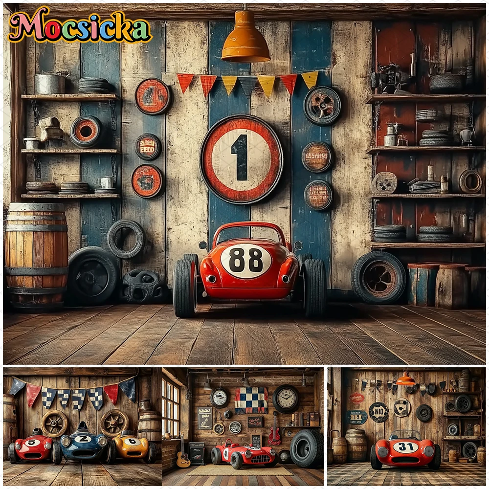 Mocsicka Racing Car Photo Backdrop Birthday Party Tire Repair Shop Wooden House Decorations Photography Background Studio Banner
Mocsicka Racing Car Photo Backdrop Birthday Party Tire Repair Shop Wooden House Decorations Photography Background Studio Banner
