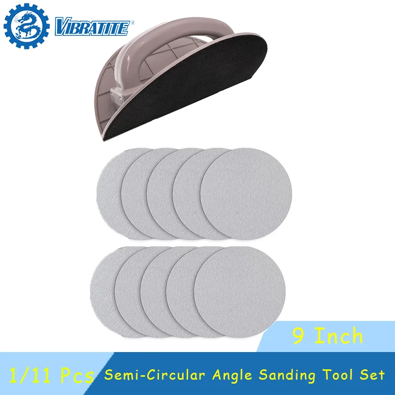 9 Inch Drywall Corner Sander Tool Set 1/11 Pcs with Hook and Loop Sandpaper 180/240/320 Grit for Corners and Walls Cleaning
9 Inch Drywall Corner Sander Tool Set 1/11 Pcs with Hook and Loop Sandpaper 180/240/320 Grit for Corners and Walls Cleaning