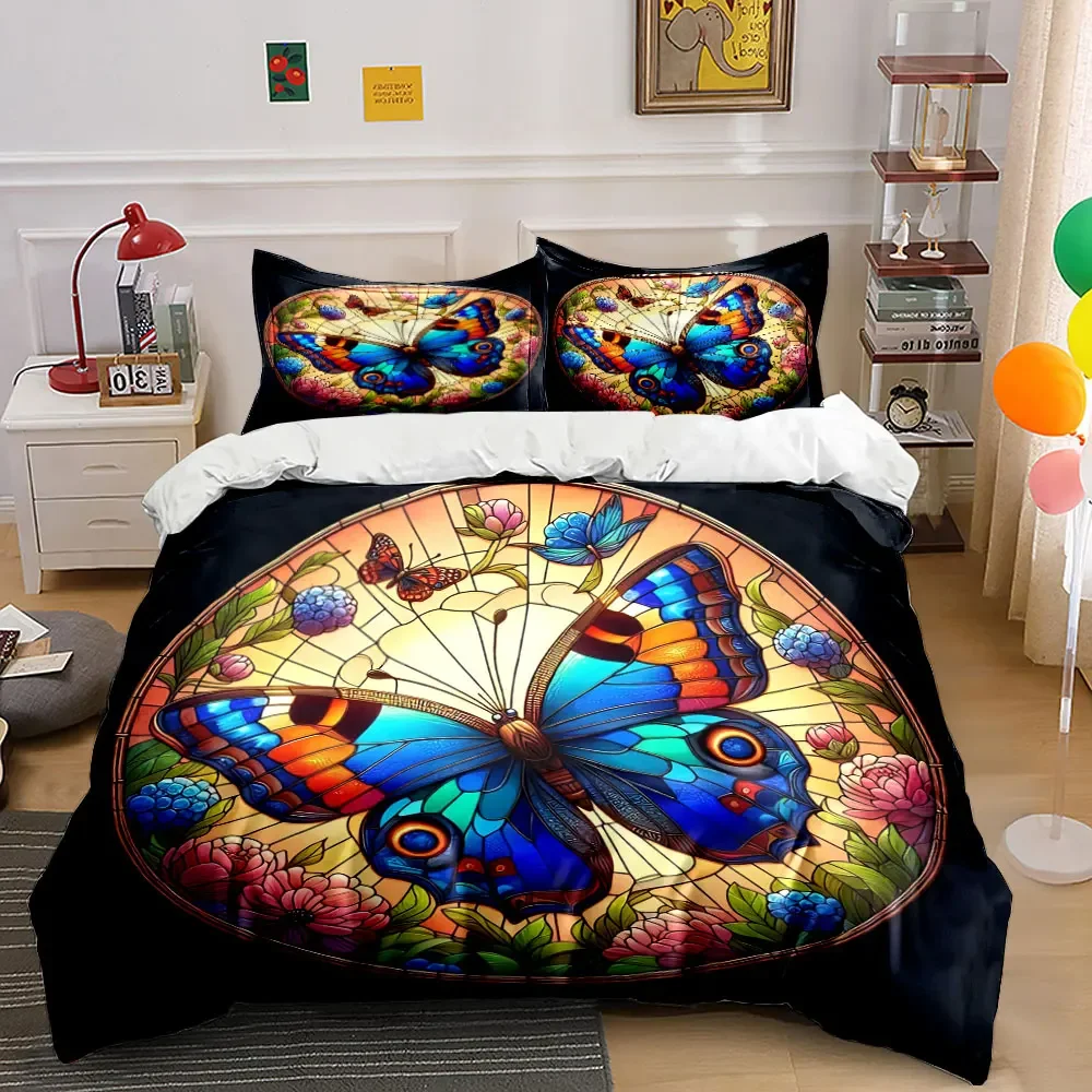 Butterfly Floral Art Decor Set Soft Comfortable Duvet Cover Bedding Set Included 1*Duvet Cover & 2*Pillowcases, gift
Butterfly Floral Art Decor Set Soft Comfortable Duvet Cover Bedding Set Included 1*Duvet Cover & 2*Pillowcases, gift