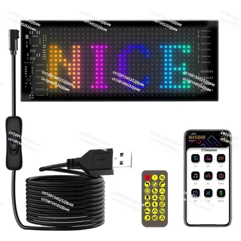 Smart Sticker Interactive Screen Flexible Led Display Soft Screen Scrolling Rear Window Advertising Expression Car Sticker
Smart Sticker Interactive Screen Flexible Led Display Soft Screen Scrolling Rear Window Advertising Expression Car Sticker