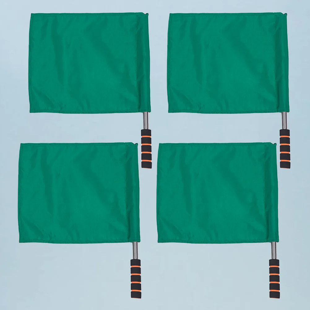 4 Pcs Match Referee Flag Stainless Steel Pole Hand Signal Hockey Waving Commanding
4 Pcs Match Referee Flag Stainless Steel Pole Hand Signal Hockey Waving Commanding