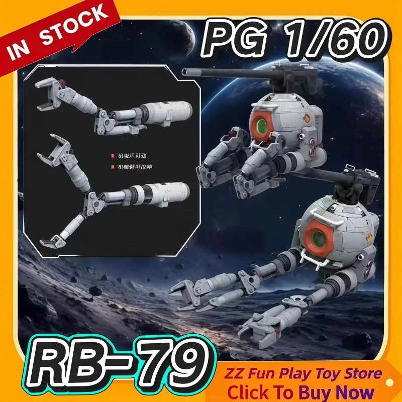 New US Model PG 1/60 RB-79 Ball With LED Assembly Model Kits Plastic skeleton Kits Anime Action Figure Robot Collect Model Toys
New US Model PG 1/60 RB-79 Ball With LED Assembly Model Kits Plastic skeleton Kits Anime Action Figure Robot Collect Model Toys