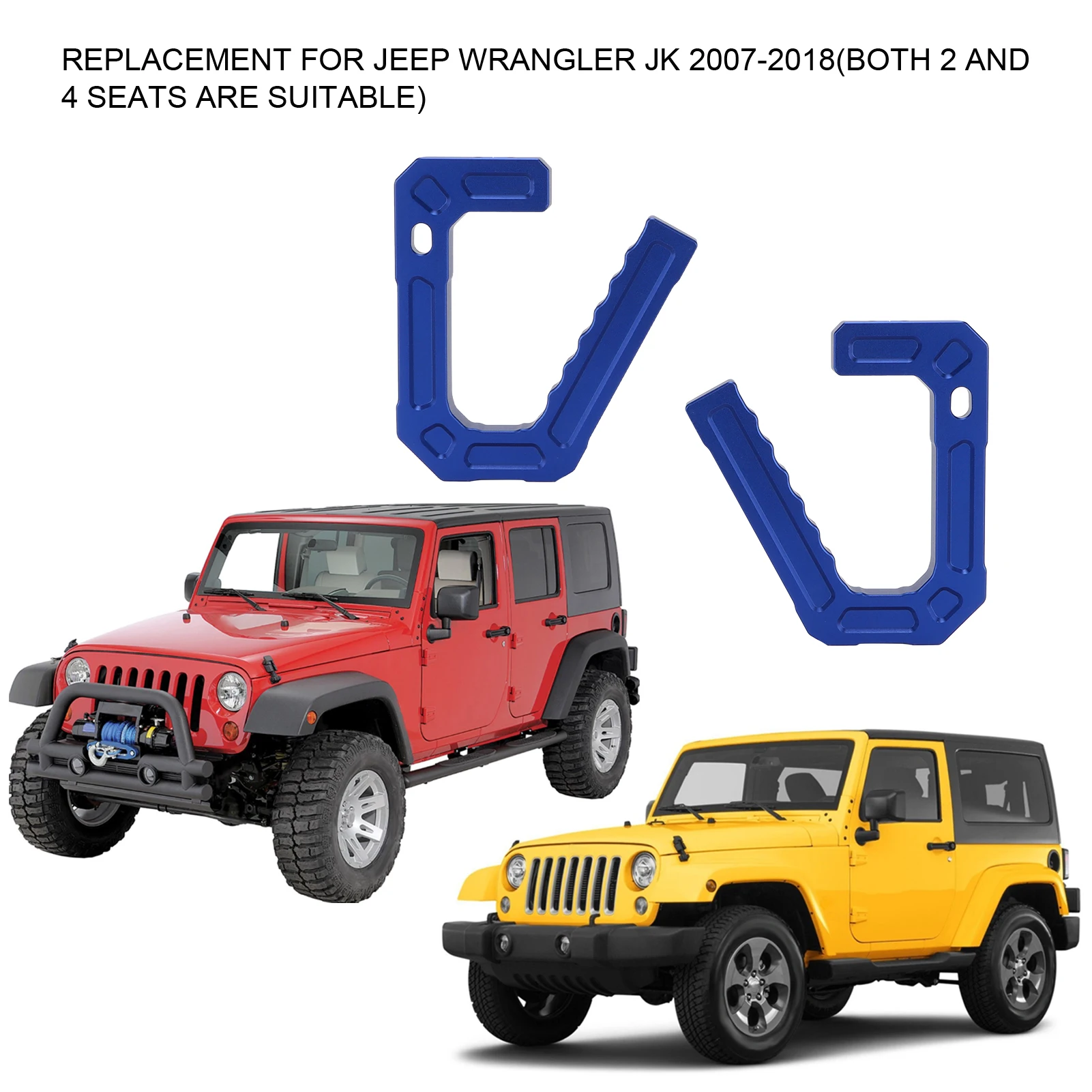 Car Road Front Grab Handle Aluminum Alloy Replacement for Jeep Wrangler JK 2007‑2018Blue
Car Road Front Grab Handle Aluminum Alloy Replacement for Jeep Wrangler JK 2007‑2018Blue