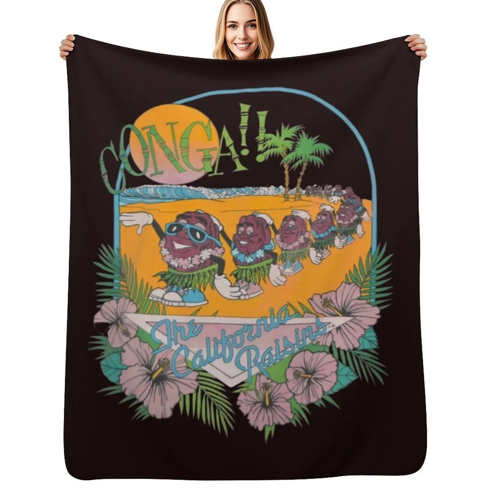 80s California Raisins Conga Vacation Throw Blanket Breathable Lightweight Blanket for Adults Kids
80s California Raisins Conga Vacation Throw Blanket Breathable Lightweight Blanket for Adults Kids