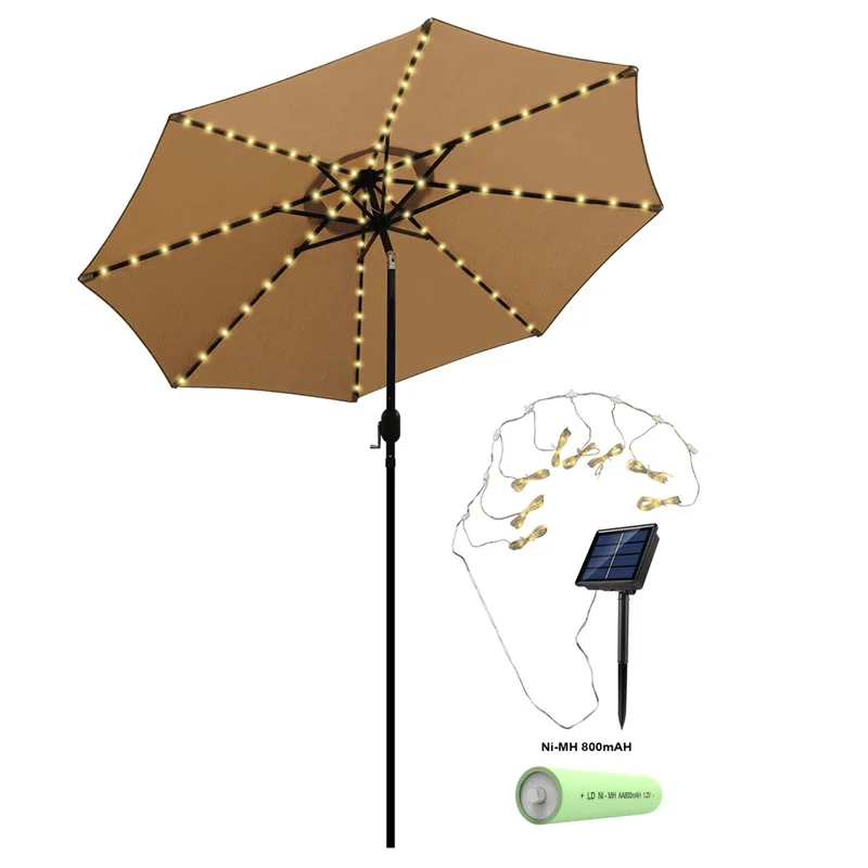 New Outdoor Solar Umbrella Light String Garden Lawn Sunshade Light With 104 Colored Light Sand
New Outdoor Solar Umbrella Light String Garden Lawn Sunshade Light With 104 Colored Light Sand